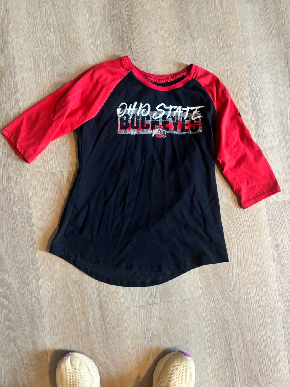 Nike Black Tee with Red Trim the Ohio state
